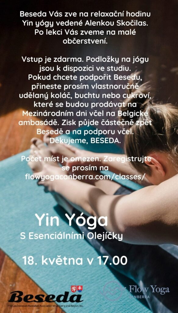 Beseda Canberra yin yoga May 2024
