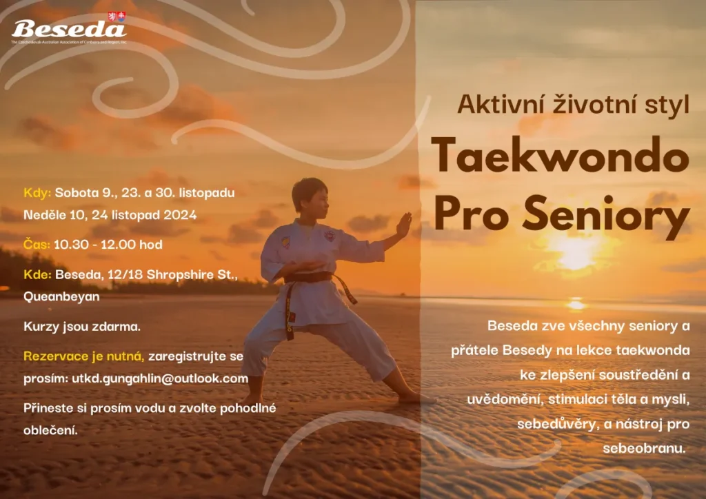 Taekwondo for seniors series Beseda Canberra